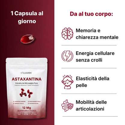 Mirasni Astaxanthin 12 mg měkké kapsle