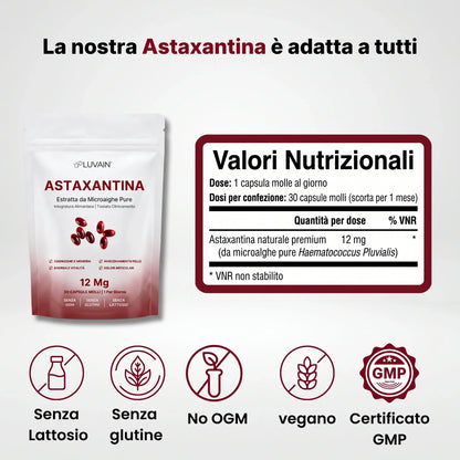 Mirasni Astaxanthin 12 mg měkké kapsle
